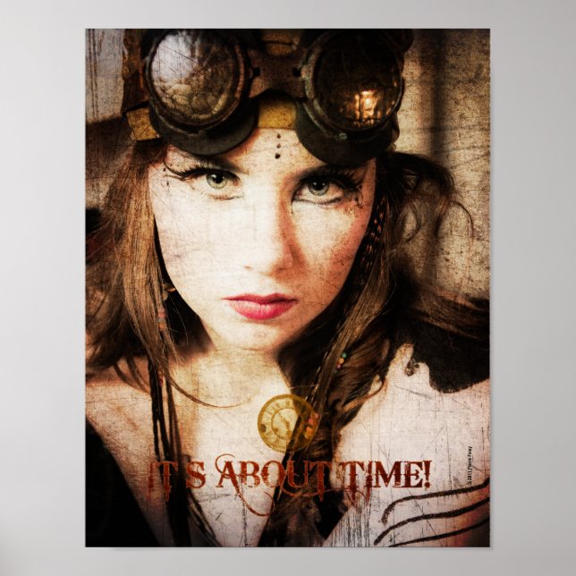 Es ist Zeit! Drucken Poster (Vorne)