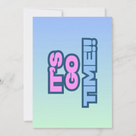 Es ist Zeit. Einladung