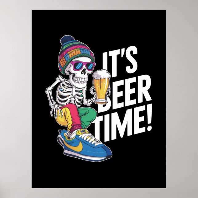 Es ist Zeit für Beer Poster (Vorne)