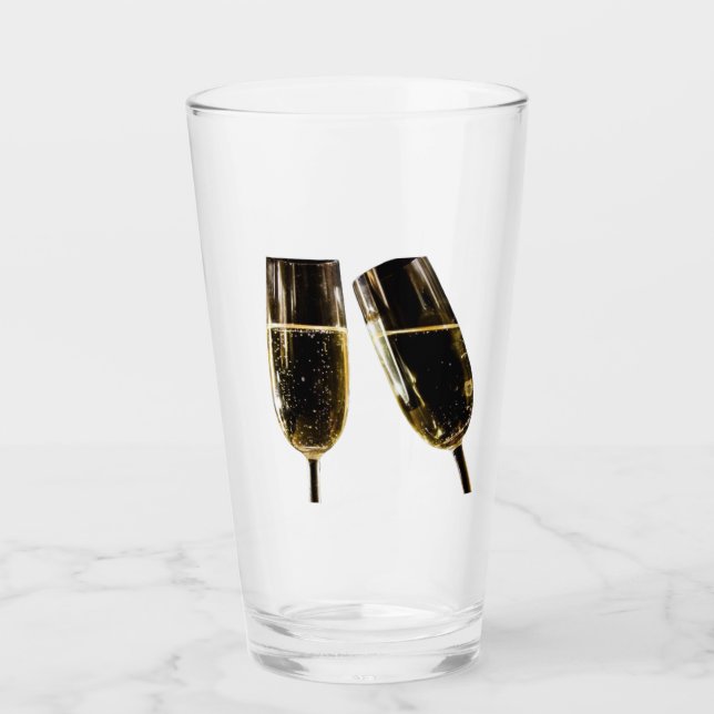 Es ist Zeit für Bier Glas (Vorderseite)