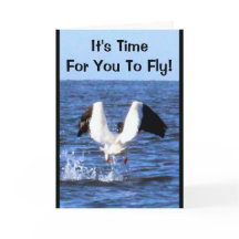 Es ist Zeit für dich zu fliegen! Abschluss-Karte