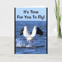 Es ist Zeit für dich zu fliegen! Abschluss-Karte