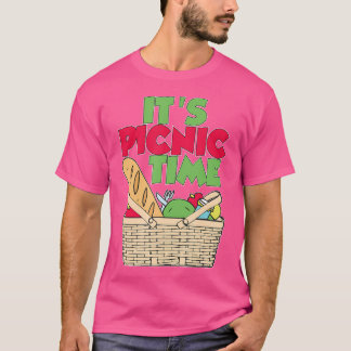 Es Ist Zeit Für Ein Picknick Familienausflug Somme T-Shirt
