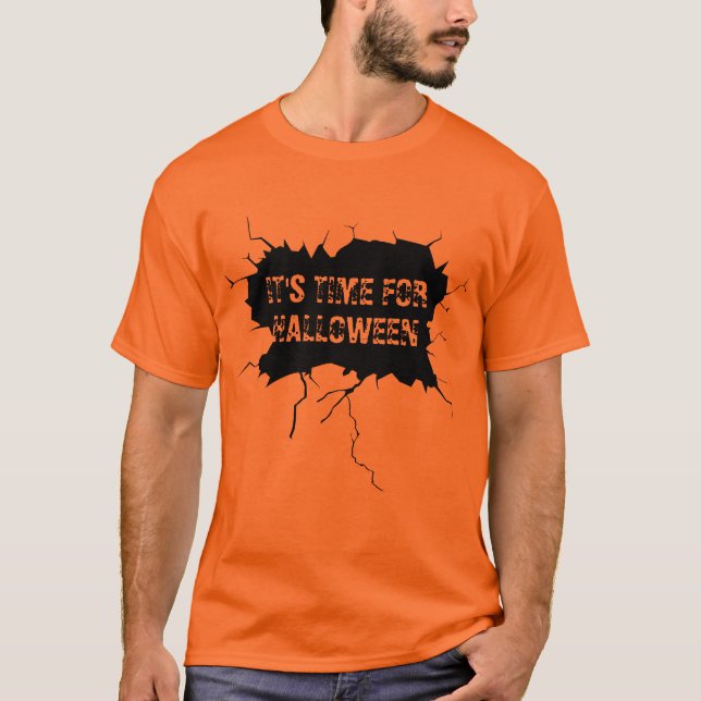 Es ist Zeit für Halloween-T - Shirt (Vorderseite)