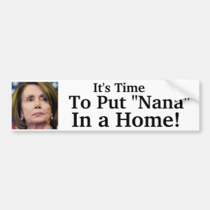 Es ist Zeit, "Nana" in ein Zuhause einzusetzen! Autoaufkleber