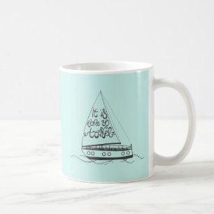 Es ist Zeit zu reisen Kaffeetasse