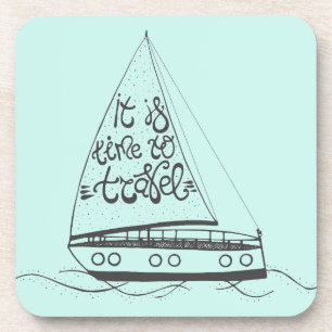 Es ist Zeit zu reisen Untersetzer