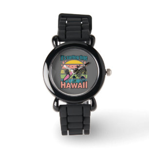 Es ist Zeit zu surfen - Hawaii Armbanduhr
