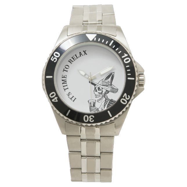 Es ist Zeit zum Entspannen Armbanduhr (Vorderseite)