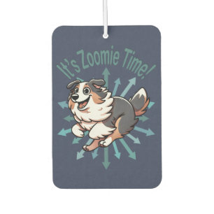 Es ist Zoomie Time Australian Shepherd Autolufterfrischer