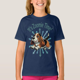 Es ist Zoomie Time Basset Hound T-Shirt