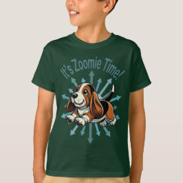 Es ist Zoomie Time Basset Hound T-Shirt