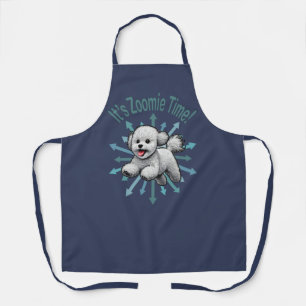 Es ist Zoomie Time Bichon Frise Schürze