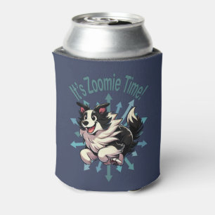 Es ist Zoomie Time Border Collie Dosenkühler