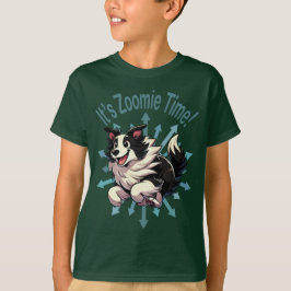 Es ist Zoomie Time Border Collie T-Shirt