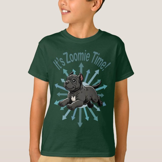 Es ist Zoomie Time Cane Corso T-Shirt (Vorderseite)