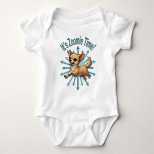 Es ist Zoomie Time Chihuahua Baby Strampler