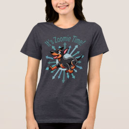 Es ist Zoomie Time Doberman Pincher Tri-Blend Shirt