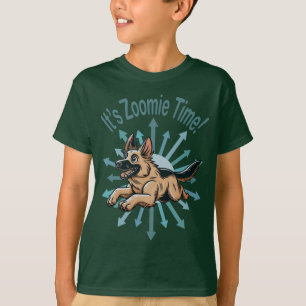 Es ist Zoomie Time German Shepherd T-Shirt