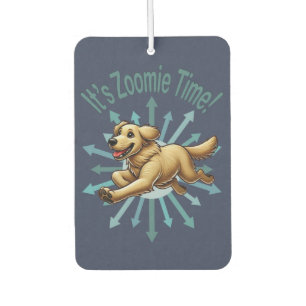 Es ist Zoomie Time Golden Retriever Autolufterfrischer