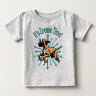 Es ist Zoomie Time Great Dane Baby T-shirt