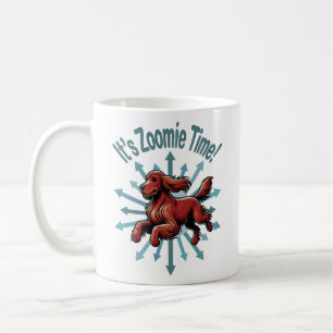 Es ist Zoomie Time Irish Setter Kaffeetasse