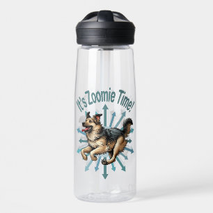 Es ist Zoomie Time Large Mutt Trinkflasche