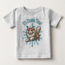 Es ist Zoomie Time Maine Coon Cat Baby T-shirt