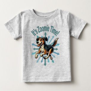 Es ist Zoomie Time Medium Mutt Baby T-shirt