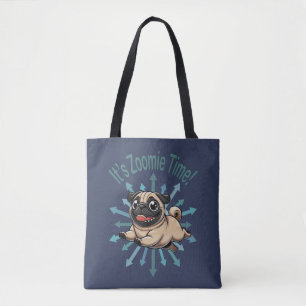 Es ist Zoomie Time Mops Tasche