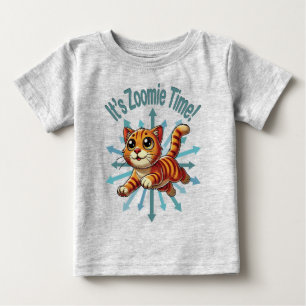 Es ist Zoomie Time Orange Tabby Cat Baby T-shirt