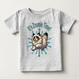 Es ist Zoomie Time Ragdoll Cat Baby T-shirt