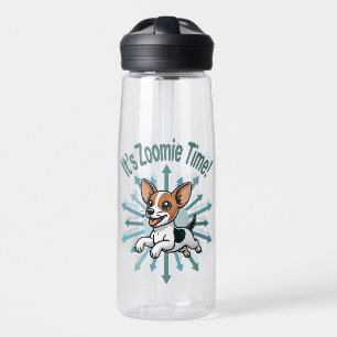 Es ist Zoomie Time Rat Terrier Trinkflasche