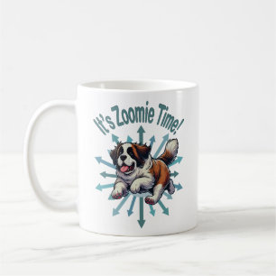 Es ist Zoomie Time Saint Bernard Kaffeetasse