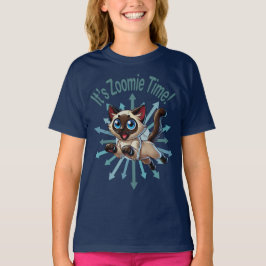 Es ist Zoomie Time Siamese Cat T-Shirt