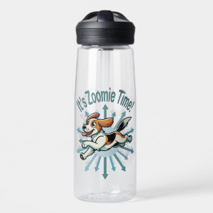Es ist Zoomie Time Small Beagle Mutt Trinkflasche