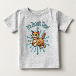 Es ist Zoomie Time Tiger Cat Baby T-shirt