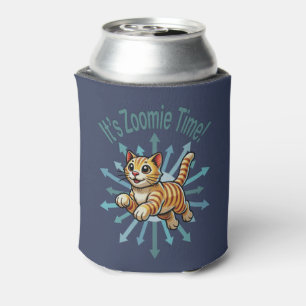 Es ist Zoomie Time Tiger Cat Dosenkühler
