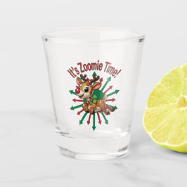 "Es ist Zoomie Time! Weihnachtsmann Schnapsglas