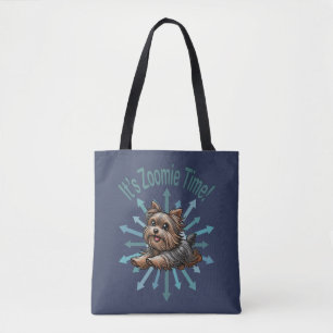 Es ist Zoomie Time Yorkshire Terrier Tasche