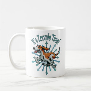Es ist Zoomie Zeit Amerikanischer Fuchs Hund Kaffeetasse