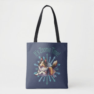 Es ist Zoomie Zeit Collie Tasche