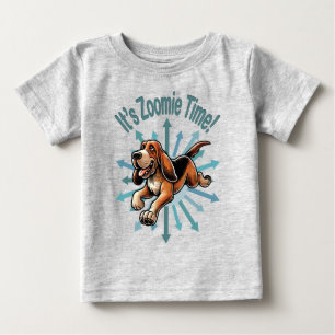 Es ist Zoomie Zeit Hound Dog Baby T-shirt