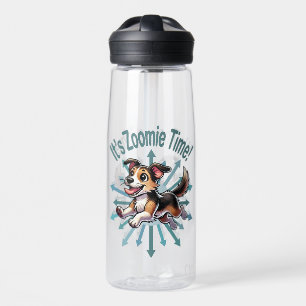 Es ist Zoomie Zeit Mutt Trinkflasche