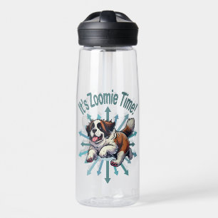 Es ist Zoomie Zeit St. Bernhard Trinkflasche