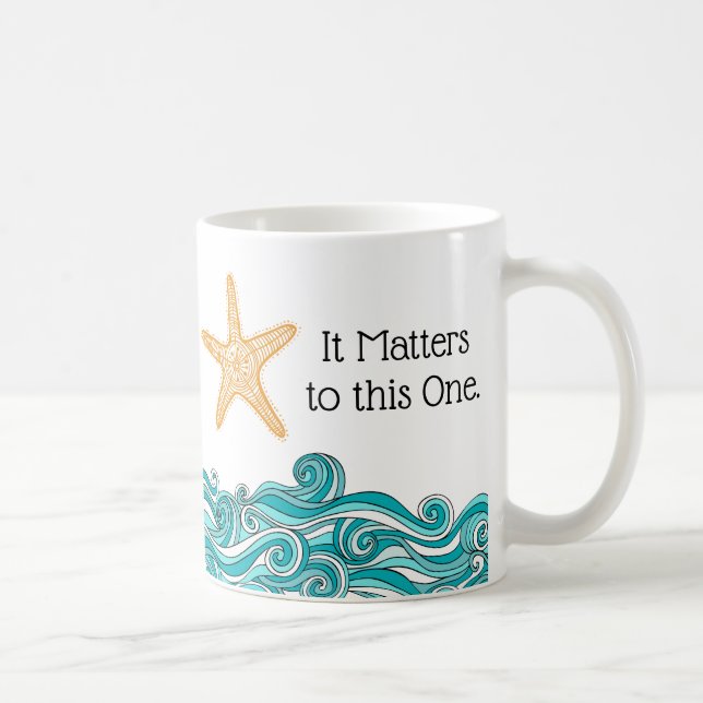 Es ist zu diesem einem Starfish von Bedeutung Kaffeetasse (Rechts)