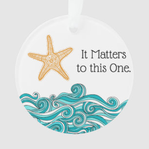 Es ist zu diesem einem Starfish von Bedeutung Ornament
