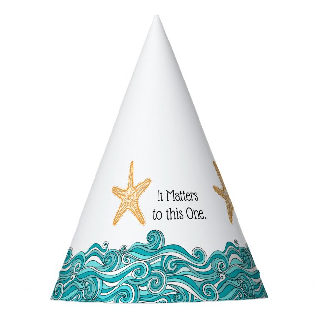 Es ist zu diesem einem Starfish von Bedeutung Partyhütchen (Vorderseite)
