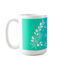 Es ist zu unliterarisch da draußen Buch-Mug, Blau
