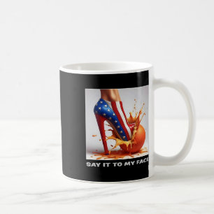 Es Kamala Harris 2024 Ins Gesicht geschlagen Den O Kaffeetasse